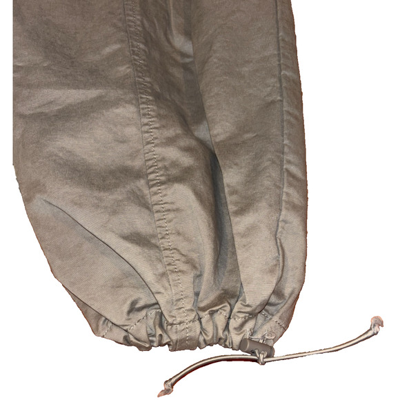 Celebrity Pink Juniors Charcoal Gray Parachute Cargo Pants Drawstring Hem LARGE - Picture 5 of 8